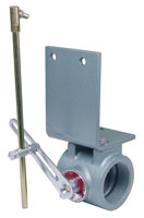 Threaded Butterfly Pneumatic Package Valves Selas Model TBV-CPAP